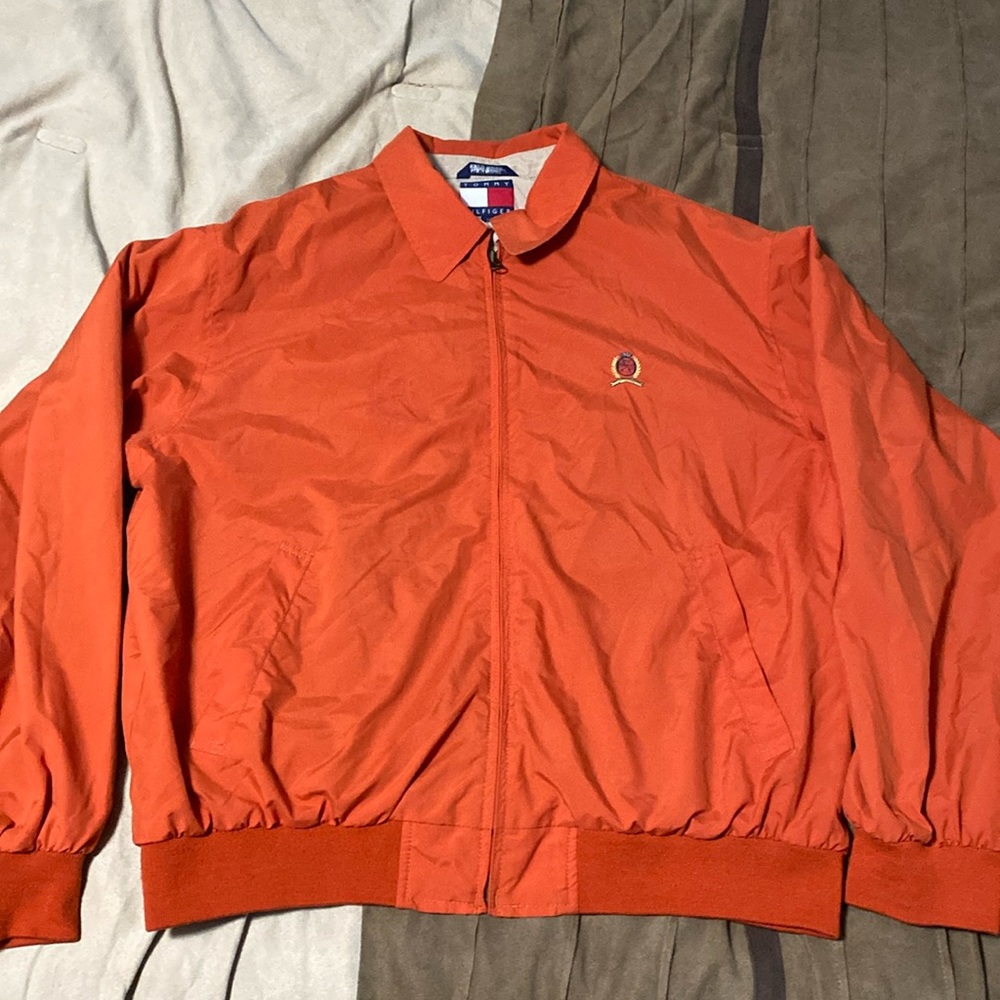 Vintage Tommy Hilfiger Orange Jacket